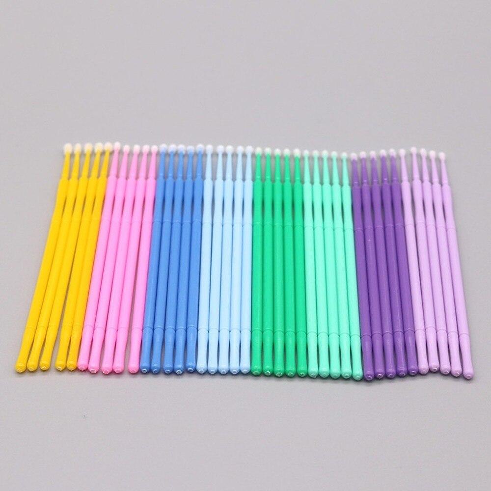 Eyelash Extension Maps - 100pcs/lot Micro Brushes Make Up Eyelash