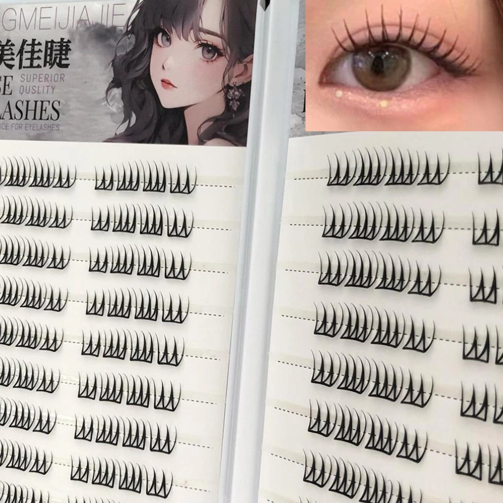 Eyelash Extension Single Lash - U Shape Glue-free False Eyelashes Large-capacity