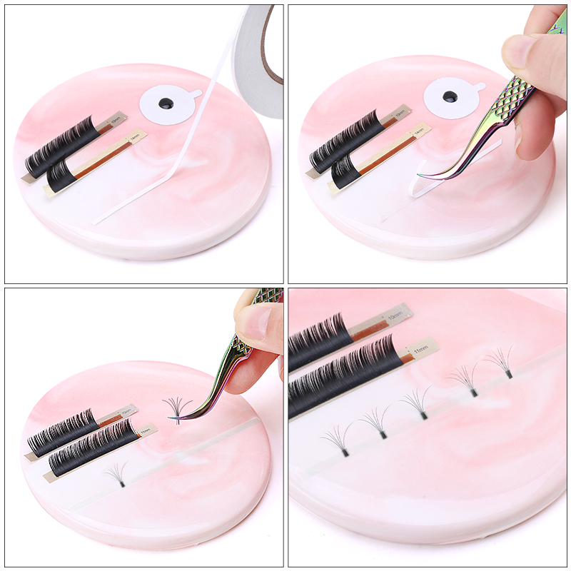 40m/Set Easy fan Tapes 3D Volu - Eyelash Extension Volume Lashes recension och pris