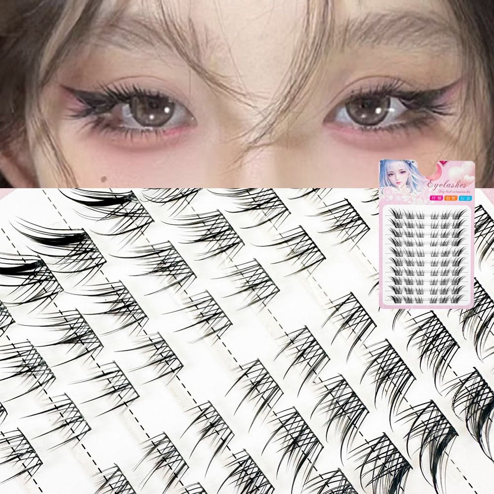3D Cat Eye Clusters Lashes Nat - Eyelash Extension Cat Eye Wispy recension och pris