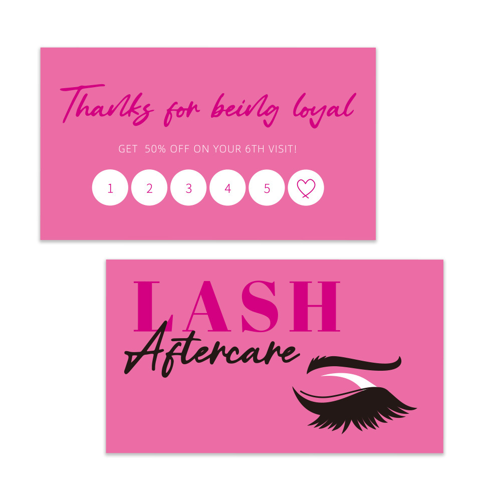 50pcs Shining Eyelash Business - Eyelash Extension Menu recension och pris
