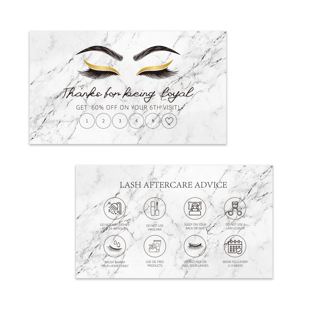 50pcs Shining Eyelash Business - Eyelash Extension Menu recension och pris