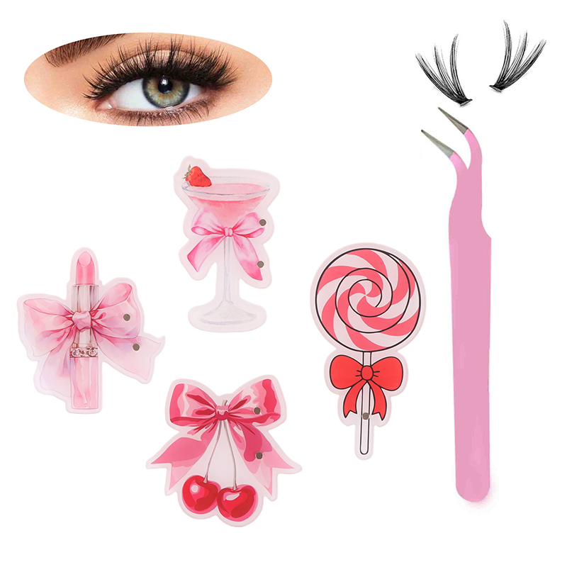 Pink Acrylic Eyelash Extension - Eyelash Extension Menu recension och pris
