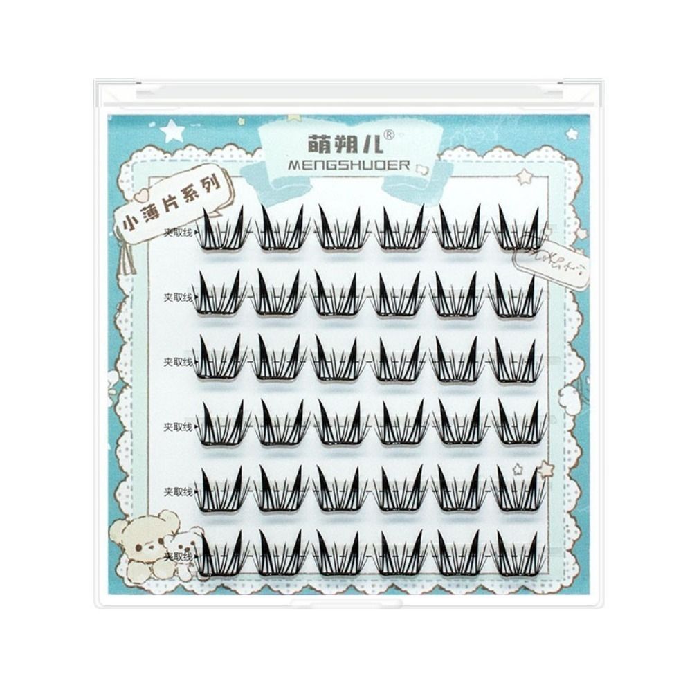 Fashion Fluffy No-Glue False E - Eyelash Extension For Men recension och pris