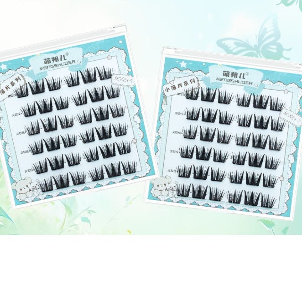 Fashion Fluffy No-Glue False E - Eyelash Extension For Men recension och pris