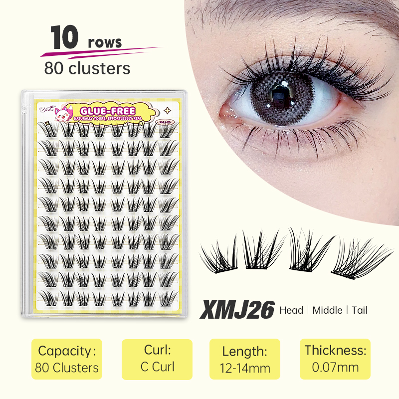 Yelix Fox-style Side Flying Ey - Eyelash Extension Cluster recension och pris