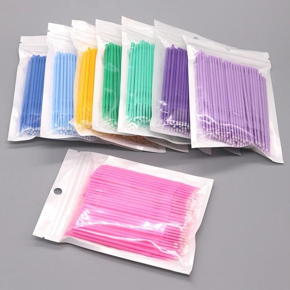 100pcs/lot Micro Brushes Make  - Eyelash Extension Maps recension och pris