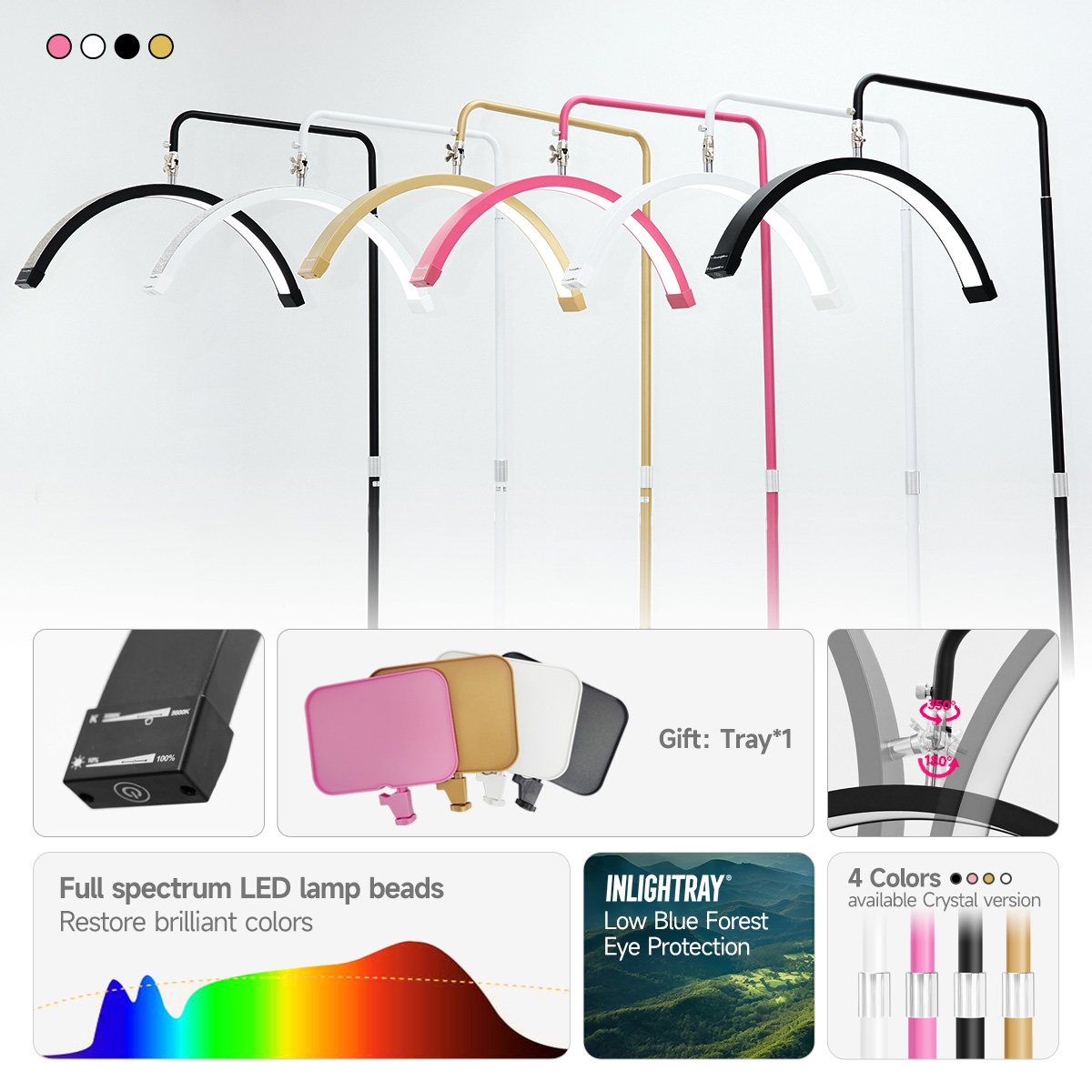 Free LOGO LED Half Moon Lash L - Eyelash Extension No 9 recension och pris