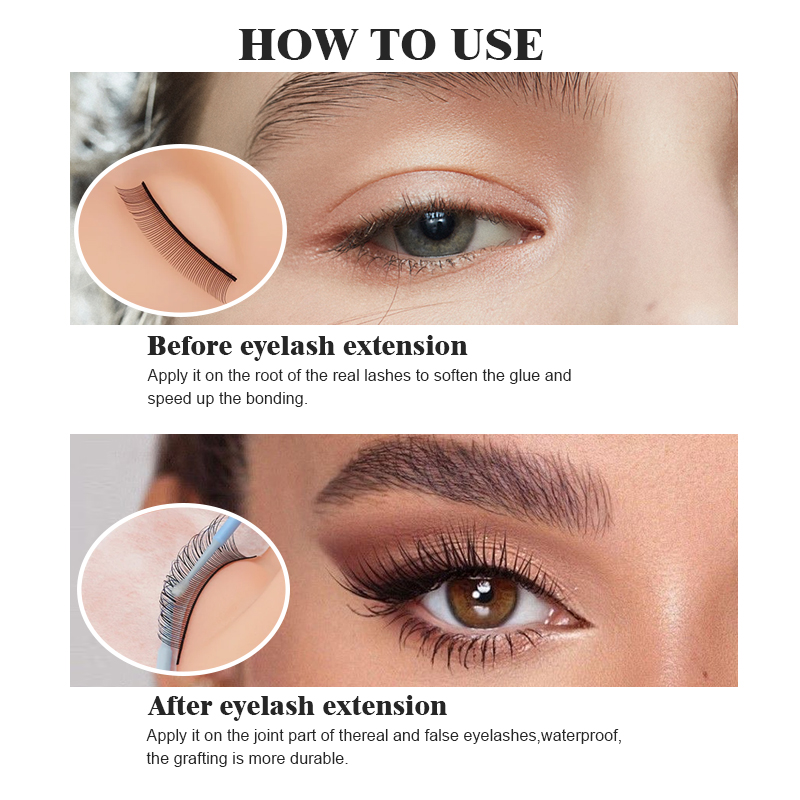 NATUHANA  Lashes Super Bonder  - Eyelash Extension No 9 recension och pris