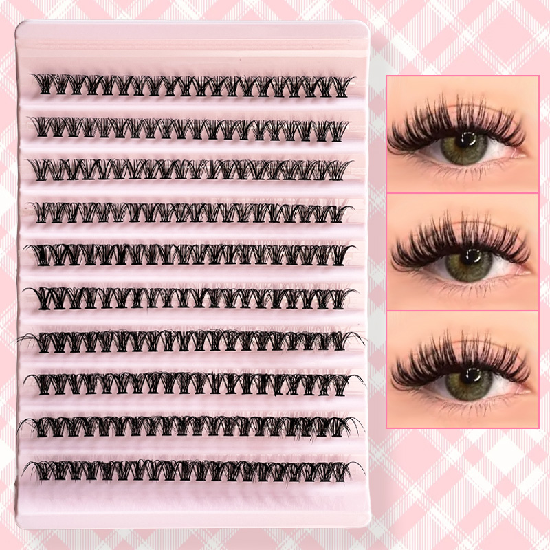 Individual Lashes Eyelash tuft - Eyelash Extension Cluster recension och pris