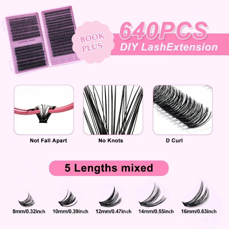 DIY Eyelash Clusters Kit Indiv - Eyelash Extension Cluster recension och pris