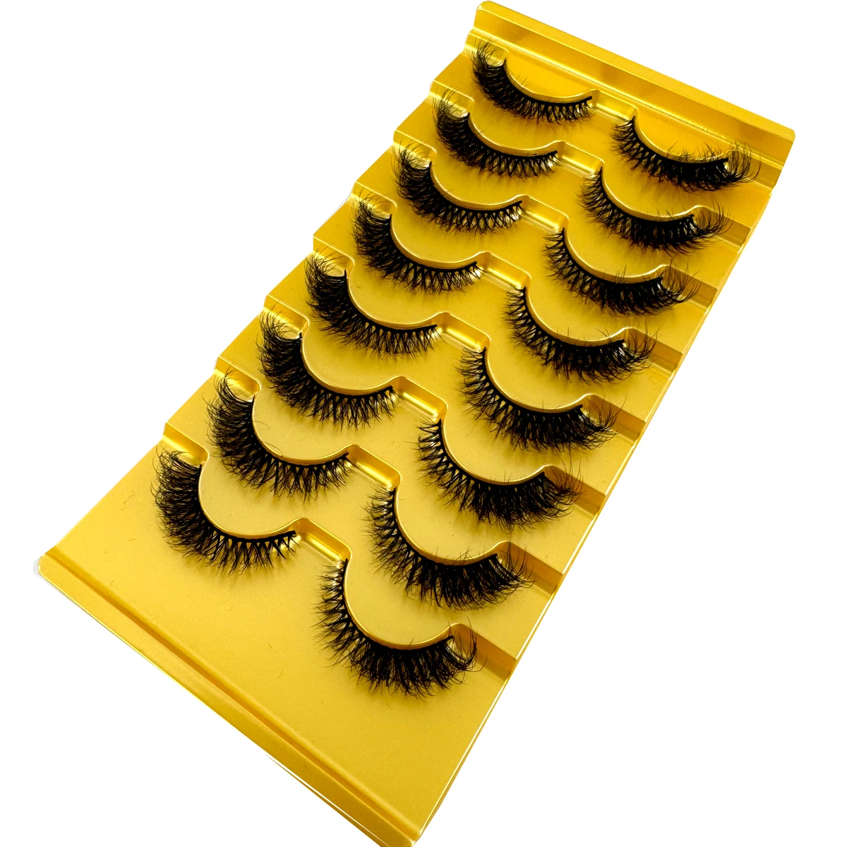 HBZGTLAD New 8 pairs of cat ey - Eyelash Extension Cat Eye Wispy recension och pris