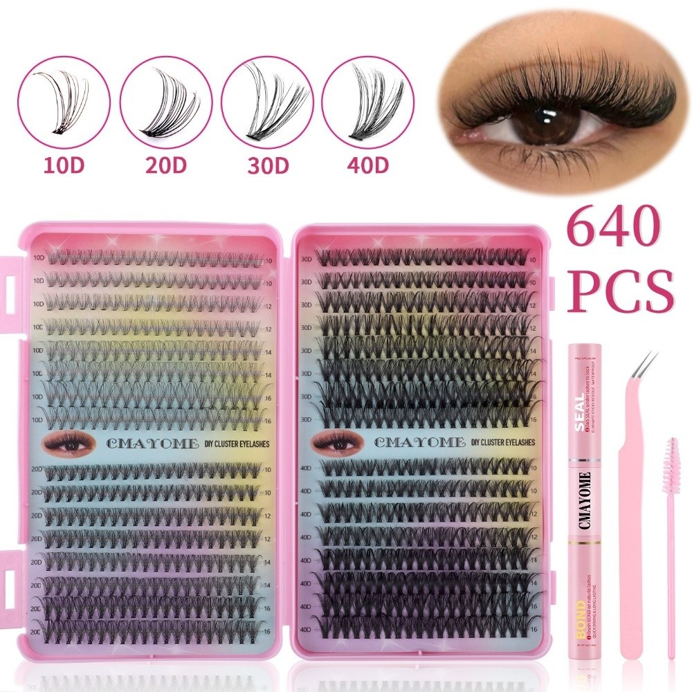 Bond and Seal False Eyelashes  - Eyelash Extension Volume Lashes recension och pris