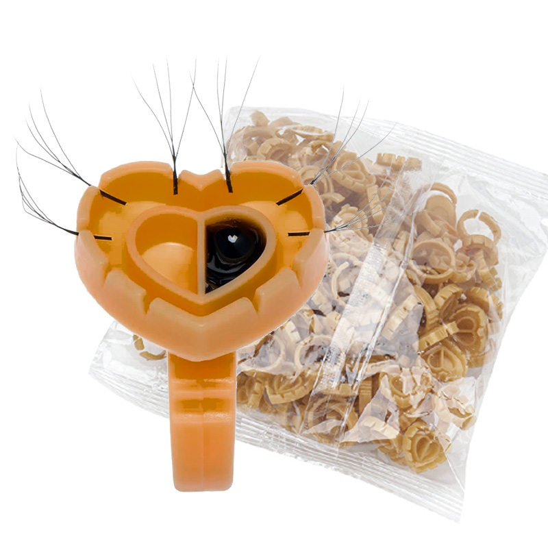 500PCS Glue Rings for Lash Ext - Eyelash Extension Maps recension och pris