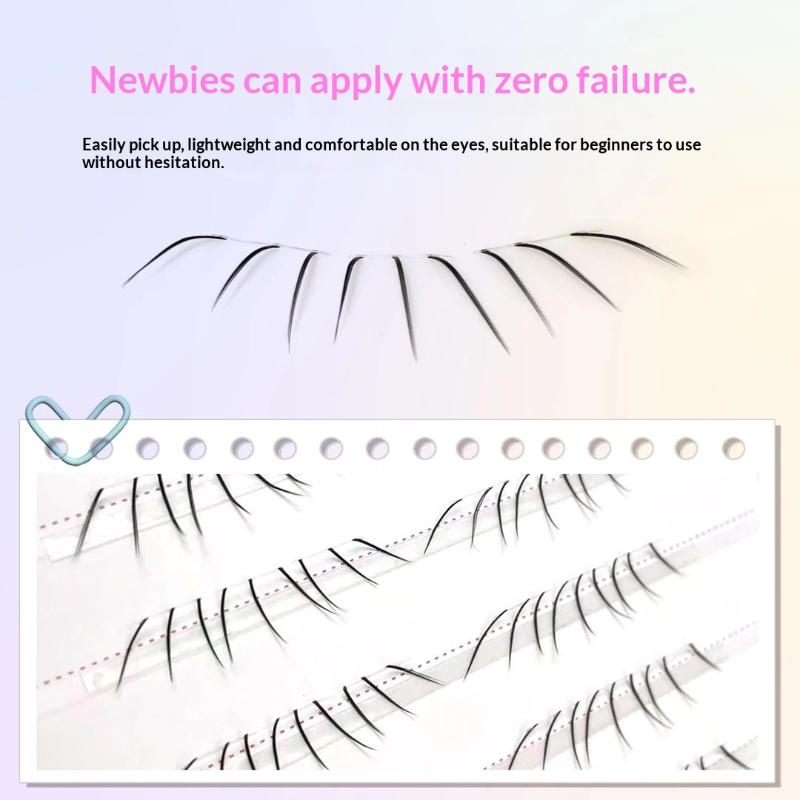 1 Set Comic Lower Lash Extensi - Eyelash Extension Cluster recension och pris