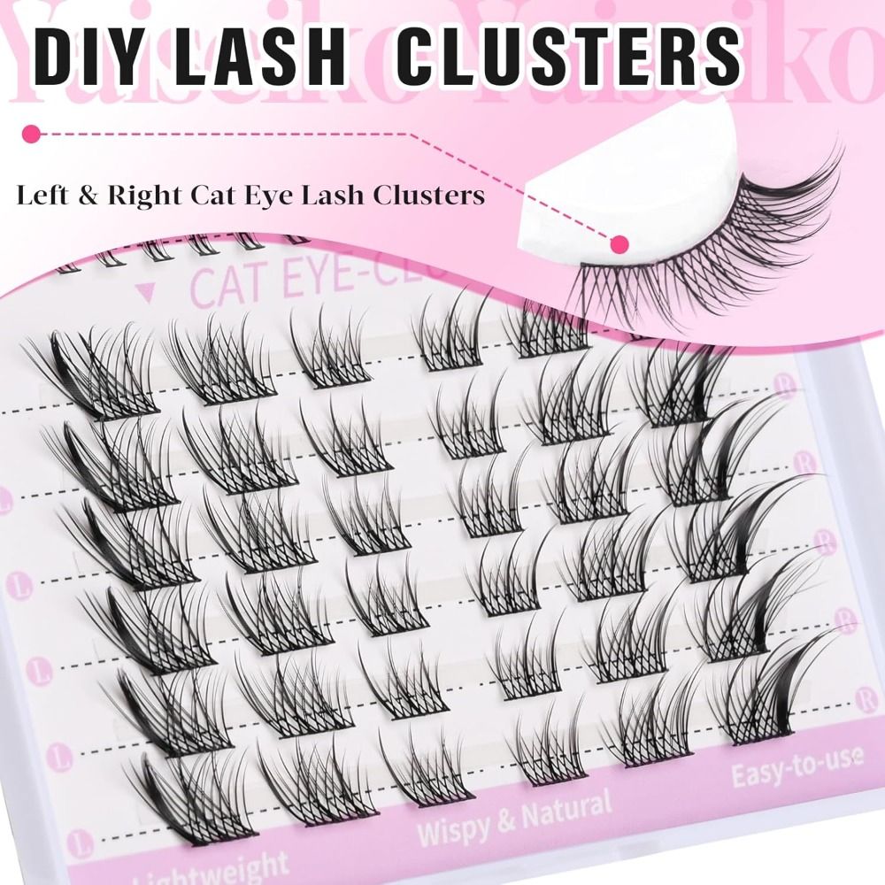 New 3D Cat Eye Self Adhesive L - Eyelash Extension Cat Eye Wispy recension och pris