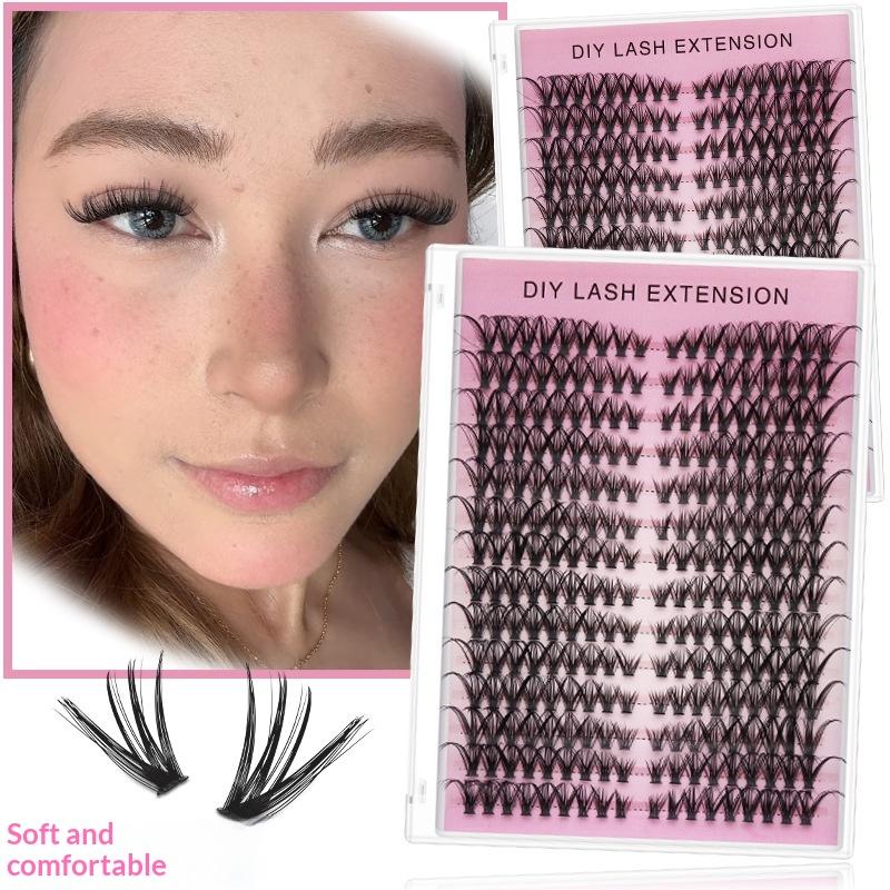 20pcs DIY False Eyelash Extens - Eyelash Extension Cluster recension och pris