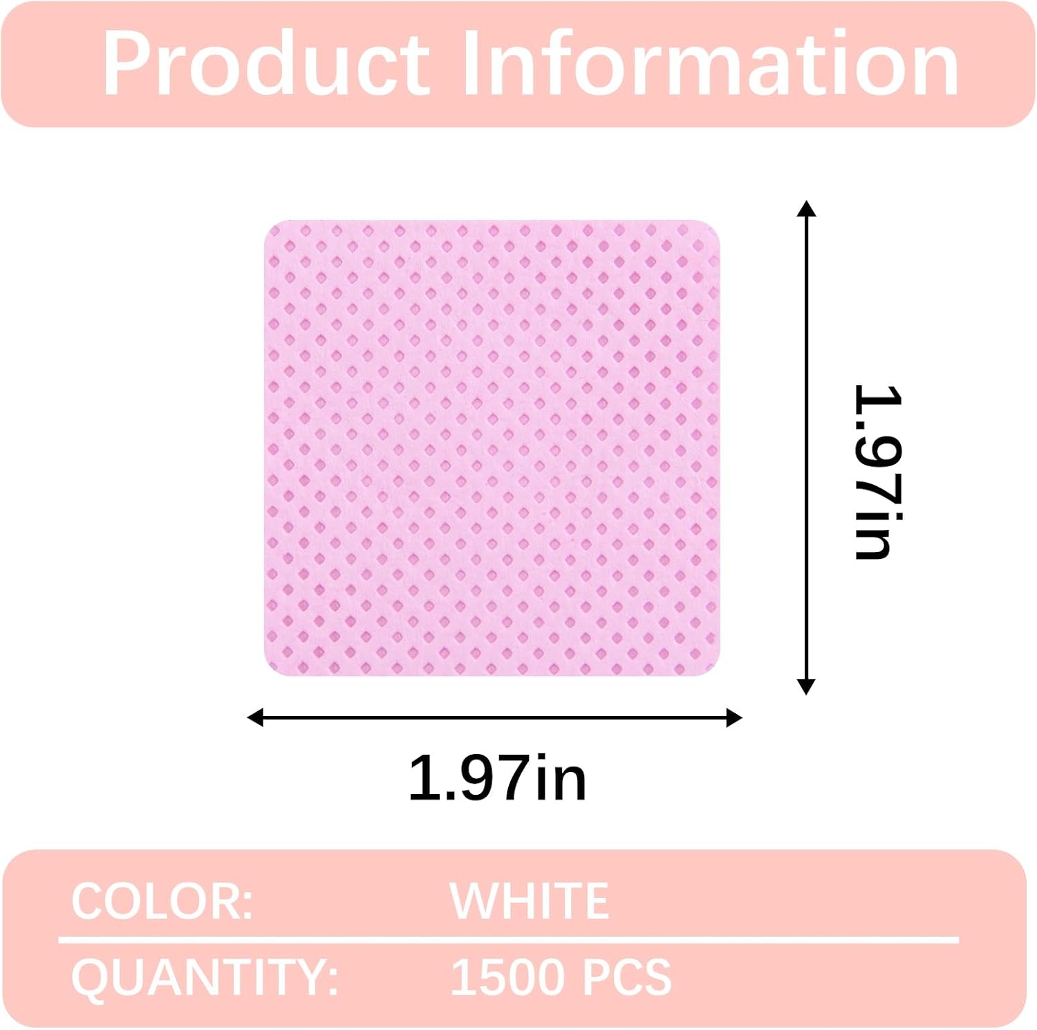 1500 Pcs Lint Free Nail Wipes  - Eyelash Extension Remover Gel recension och pris