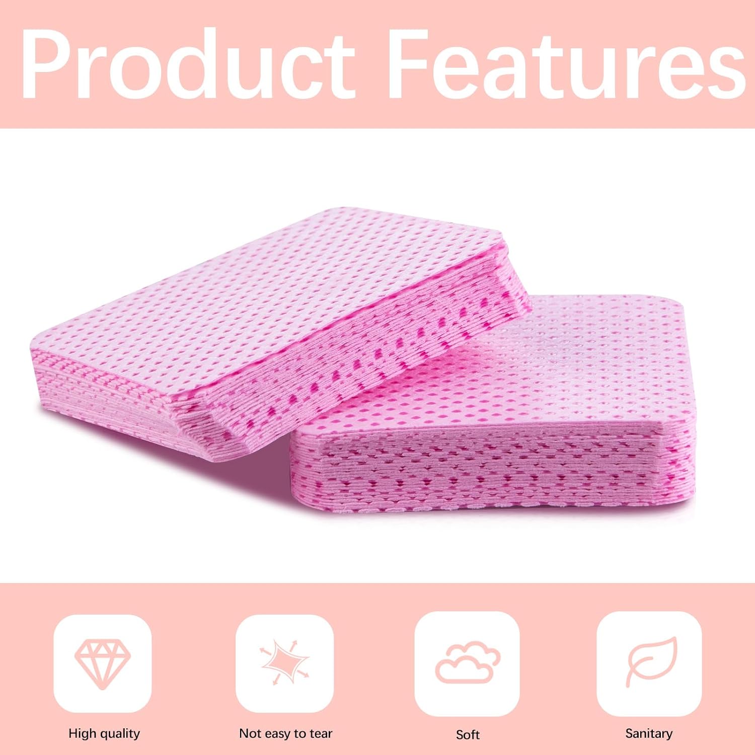 1500 Pcs Lint Free Nail Wipes  - Eyelash Extension Remover Gel recension och pris