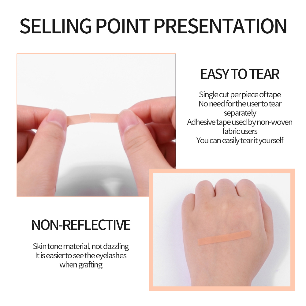 10/20pcs Eyelash Tape Non Wove - Eyelash Extension Maps recension och pris