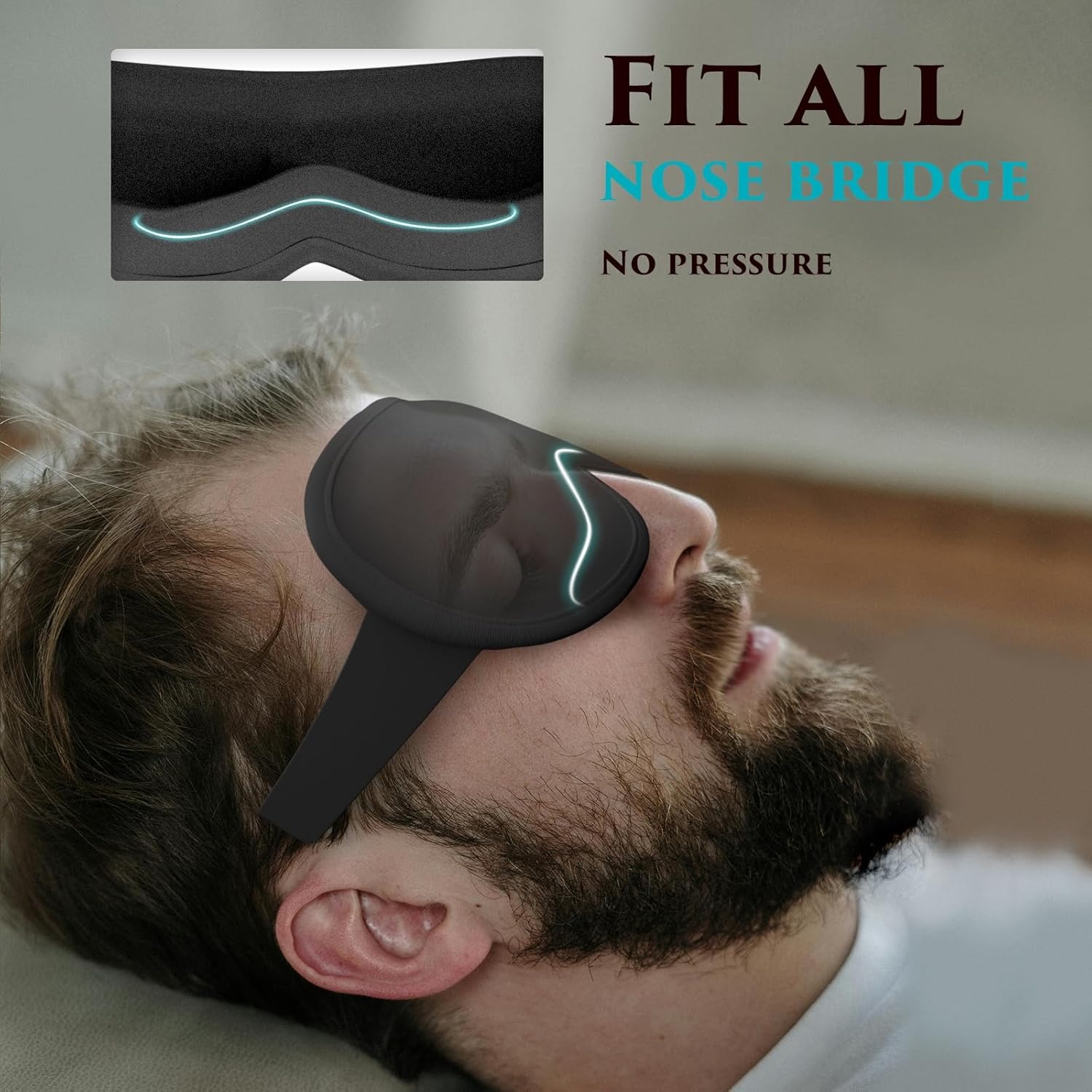 Eye Mask Cover for Sleeping -  - Eyelash Extension For Men recension och pris