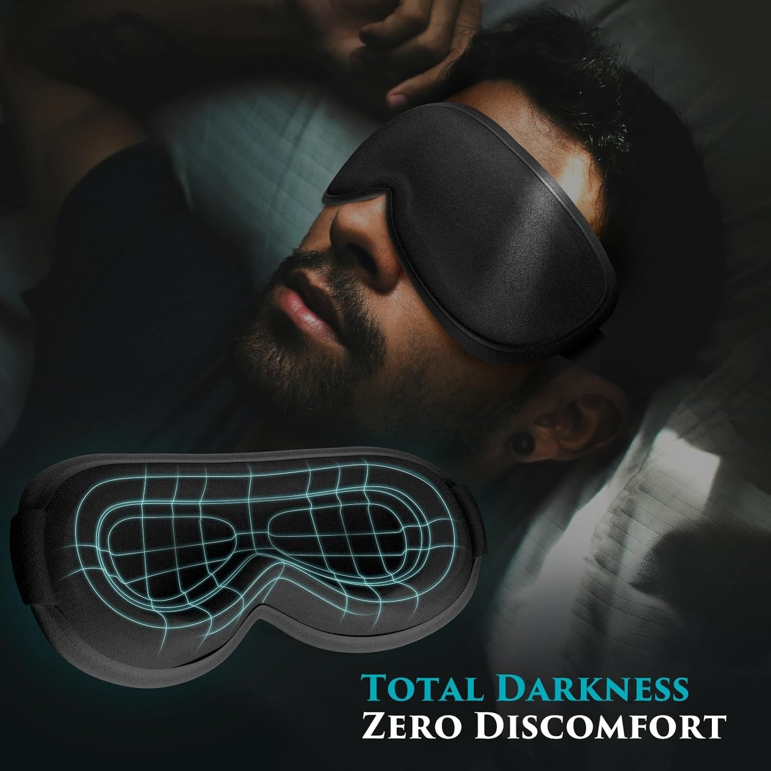 Eye Mask Cover for Sleeping -  - Eyelash Extension For Men recension och pris