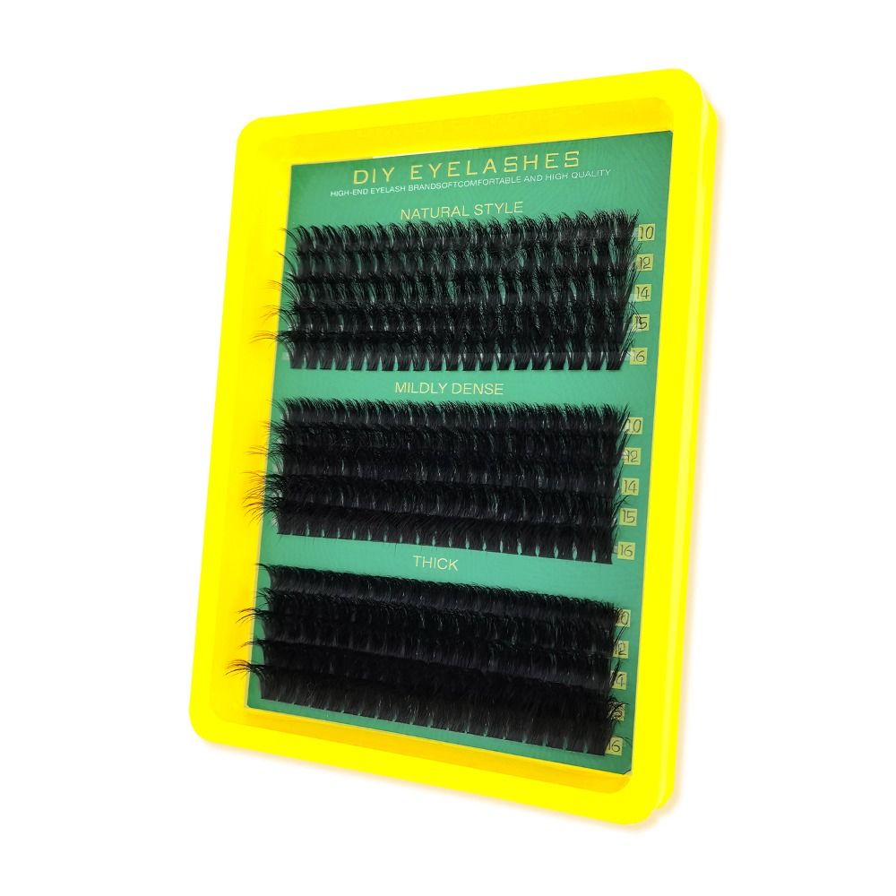 Natural Look False Eyelashes B - Eyelash Extension Cluster recension och pris