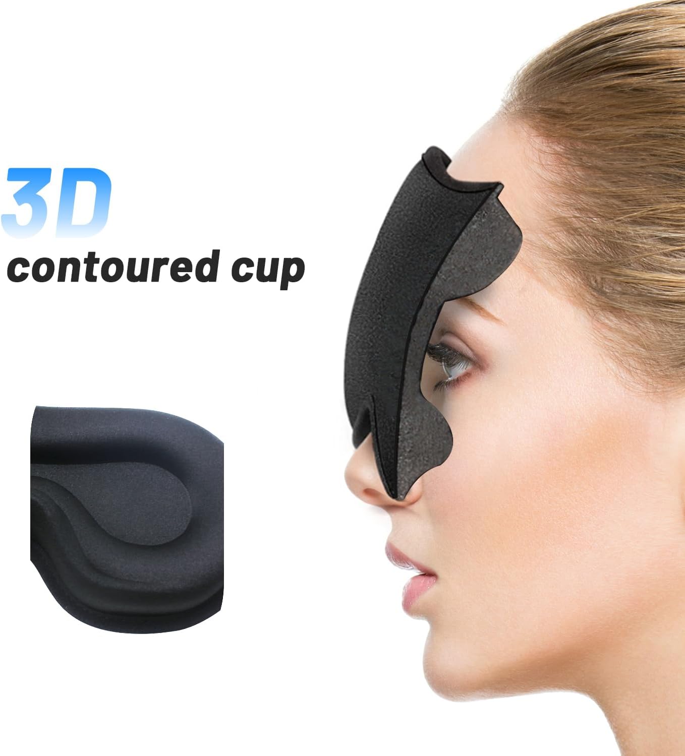 Sleep Eye Mask for Men Women,  - Eyelash Extension For Men recension och pris