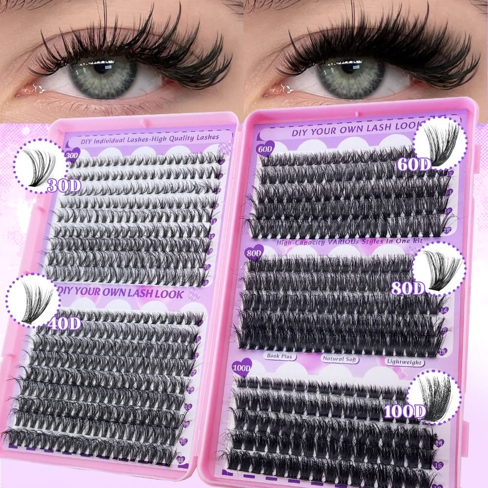 9-18mm Length False Eyelashes  - Eyelash Extension Wispy recension och pris