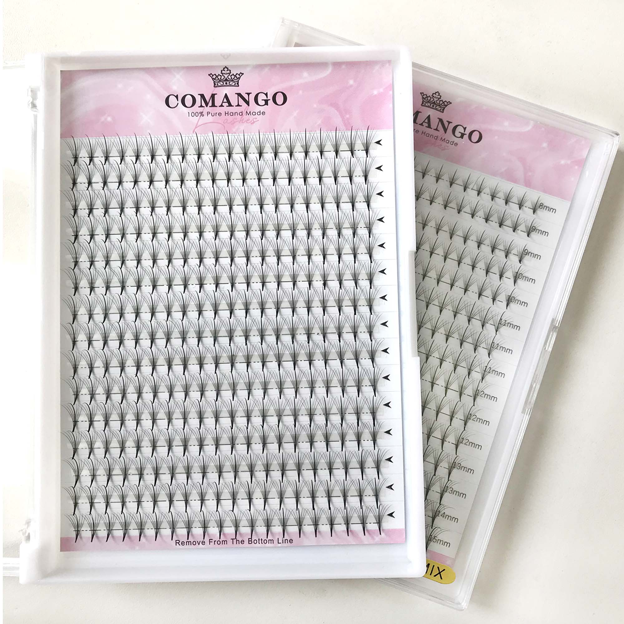 7D 300Fans Thin Pointy Base Pr - Eyelash Extension Single Lash recension och pris