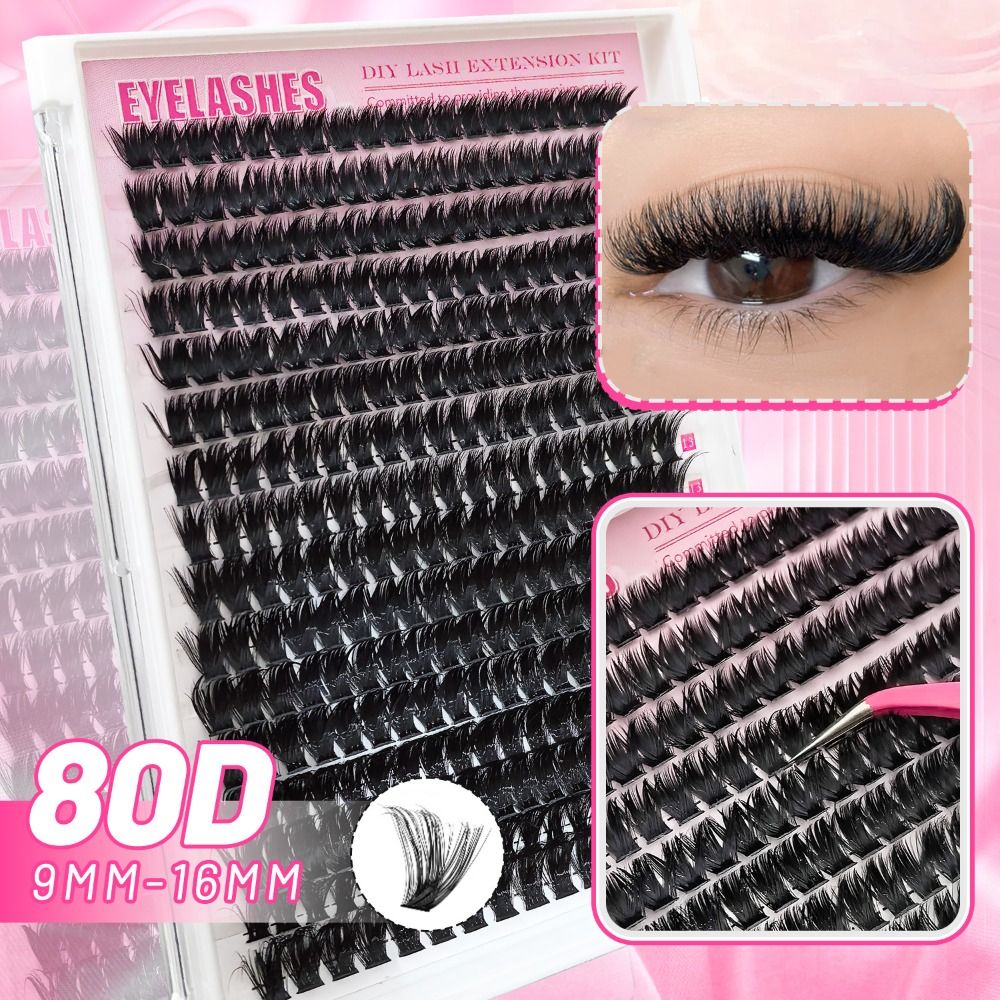 Natural Look False Eyelashes W - Eyelash Extension Wispy recension och pris