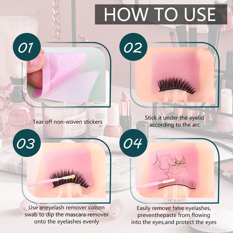 40pcs Eyelash Extension Remove - Eyelash Extension Maps recension och pris