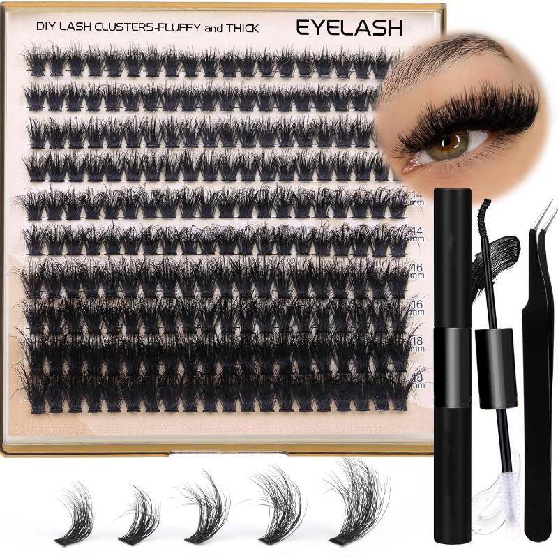 New Fluffy Thick Lash Clusters - Eyelash Extension Cluster recension och pris