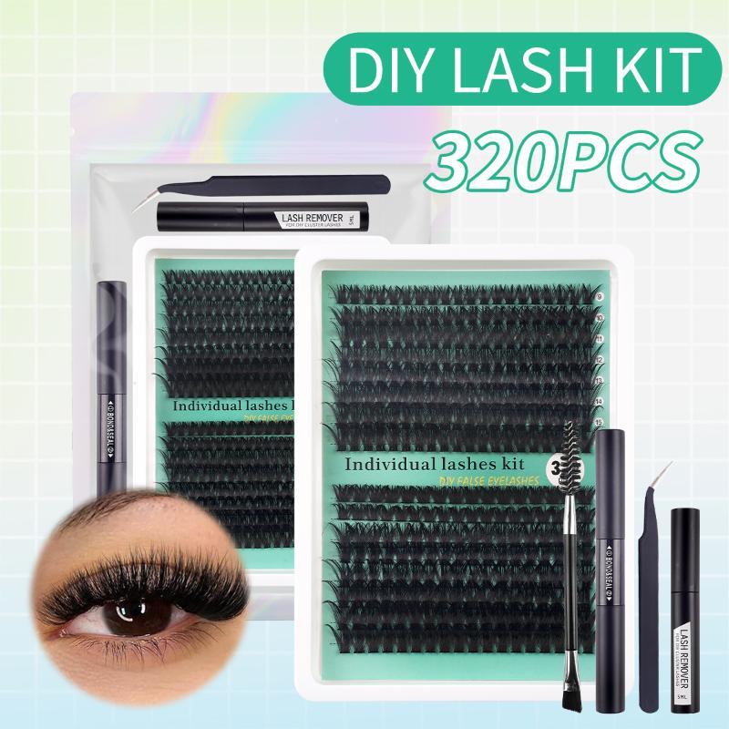DIY 5D Fluffy Lash Clusters 32 - Eyelash Extension No 9 recension och pris