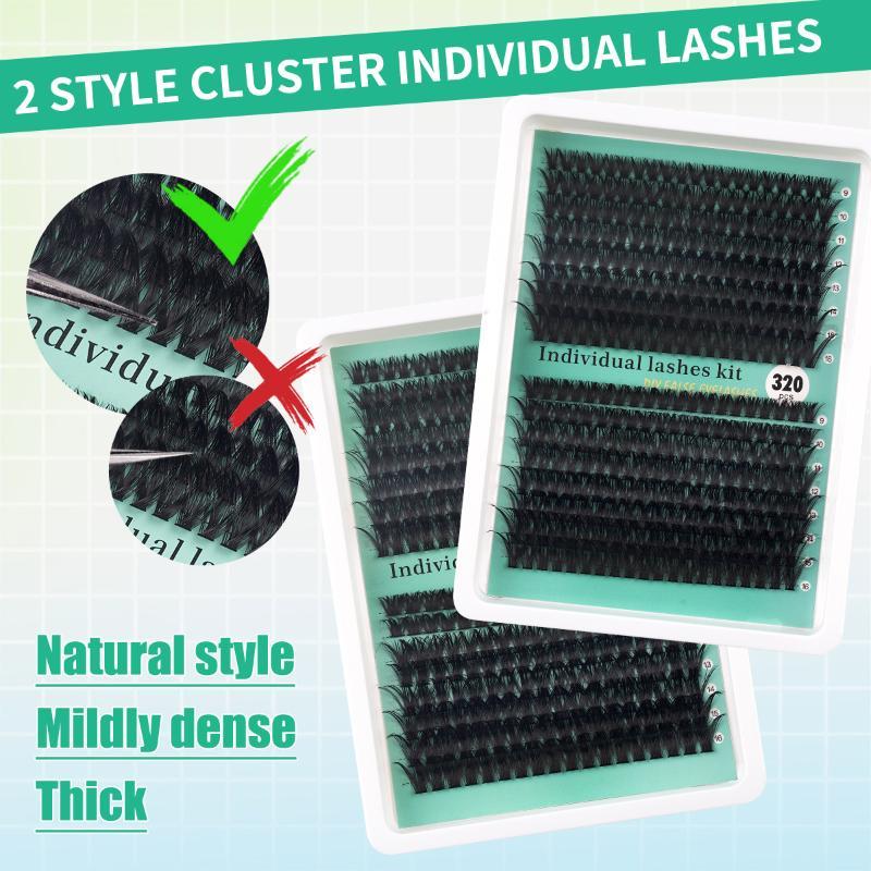 DIY 5D Fluffy Lash Clusters 32 - Eyelash Extension No 9 recension och pris