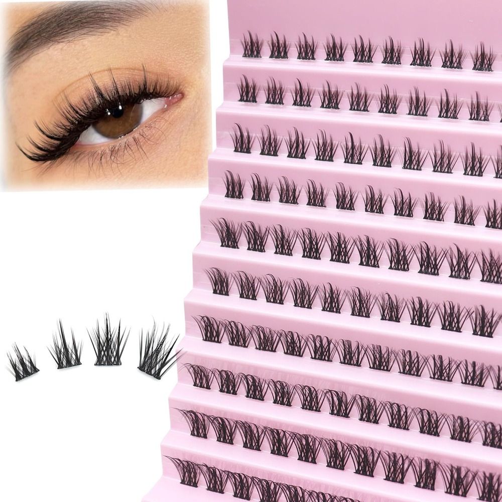 Natural Look False Eyelashes W - Eyelash Extension Cluster recension och pris