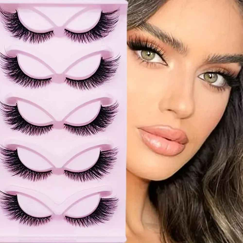 5 Pairs Cat Eye Lashes Wispy F - Eyelash Extension Cat Eye Wispy recension och pris