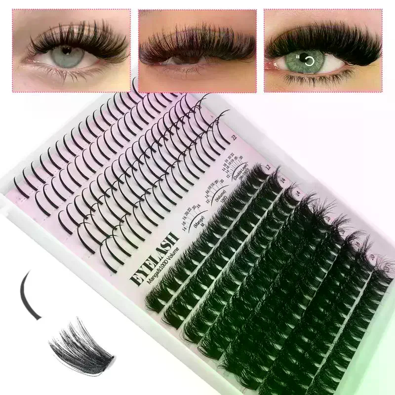 Lash Clusters Kit Lash Spikes  - Eyelash Extension Volume Lashes recension och pris
