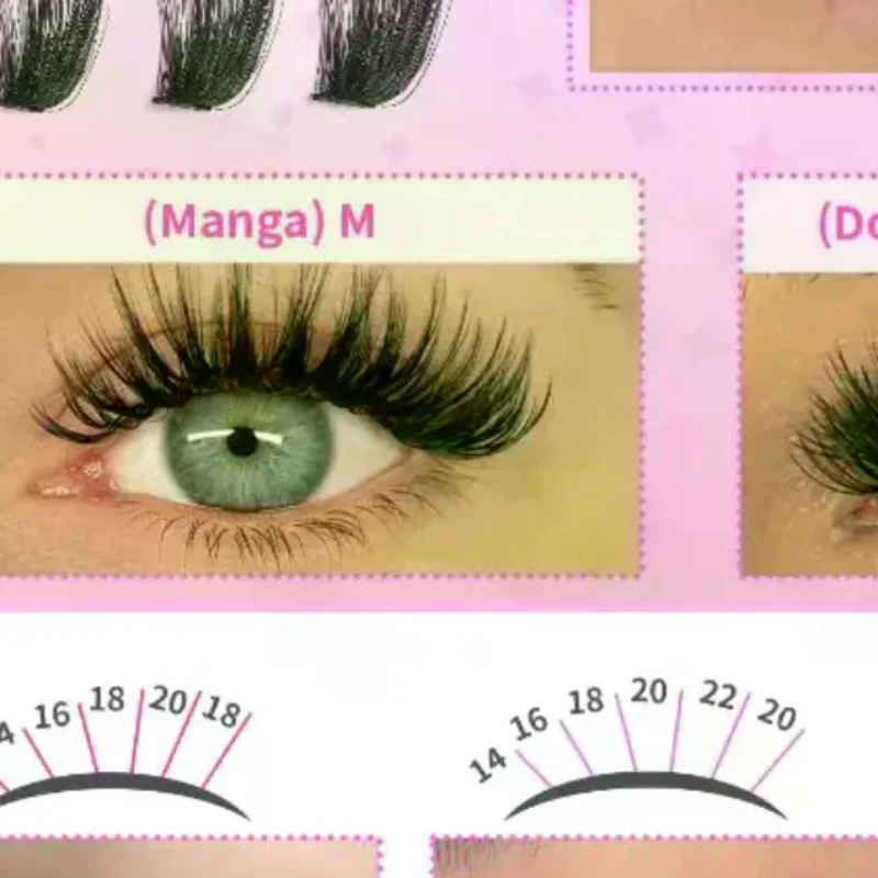 Lash Clusters Kit Lash Spikes  - Eyelash Extension Volume Lashes recension och pris
