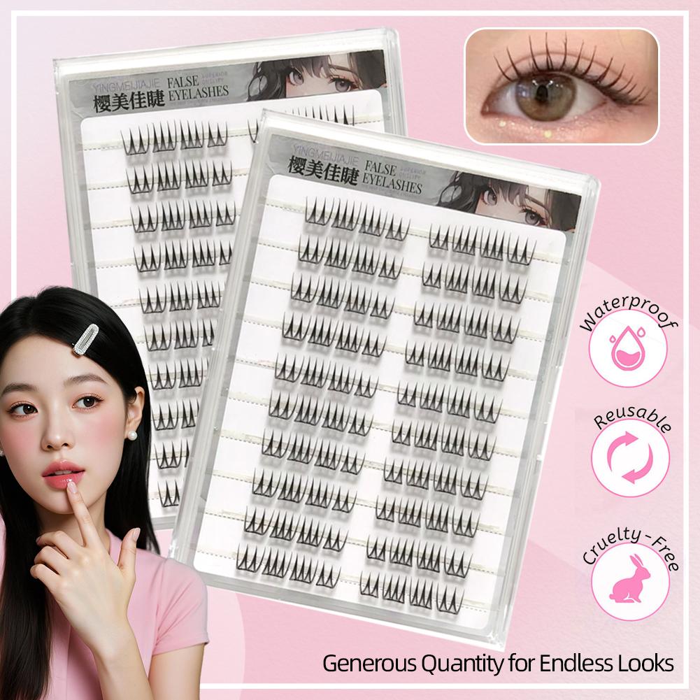 U Shape Glue-free False Eyelas - Eyelash Extension Single Lash recension och pris