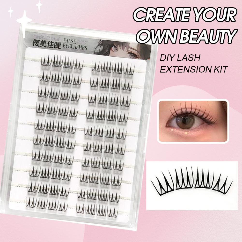 U Shape Glue-free False Eyelas - Eyelash Extension Single Lash recension och pris