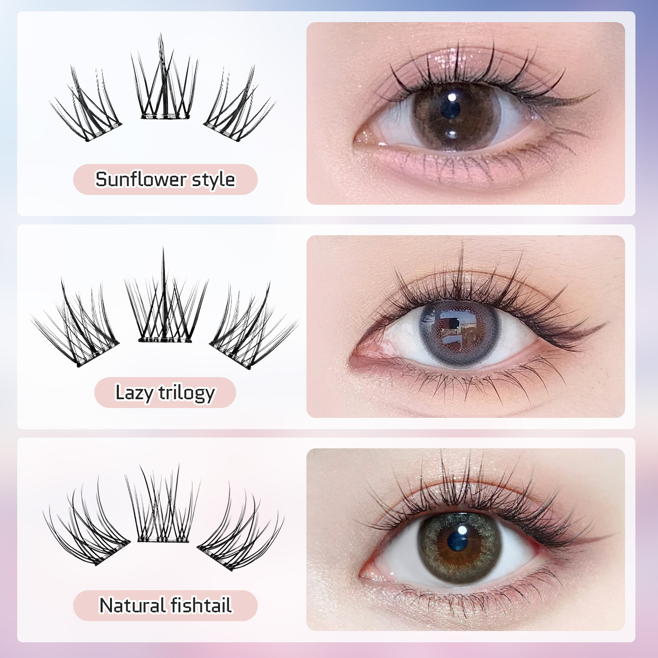 10 Rows of Large Capacity Glue - Eyelash Extension Single Lash recension och pris