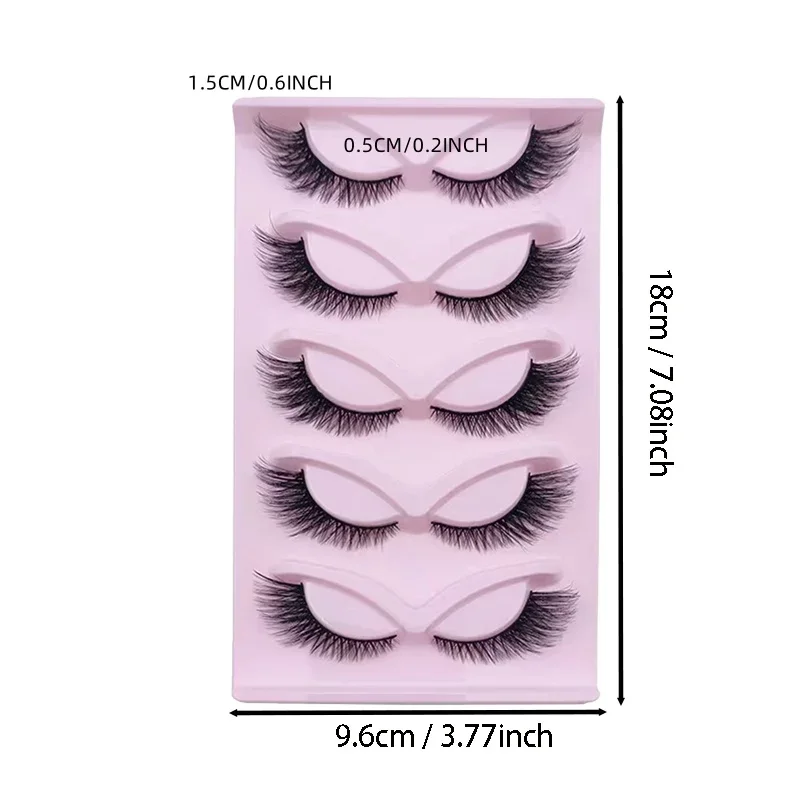 5 Pairs Cat Eye Lashes Wispy F - Eyelash Extension Cat Eye Wispy recension och pris