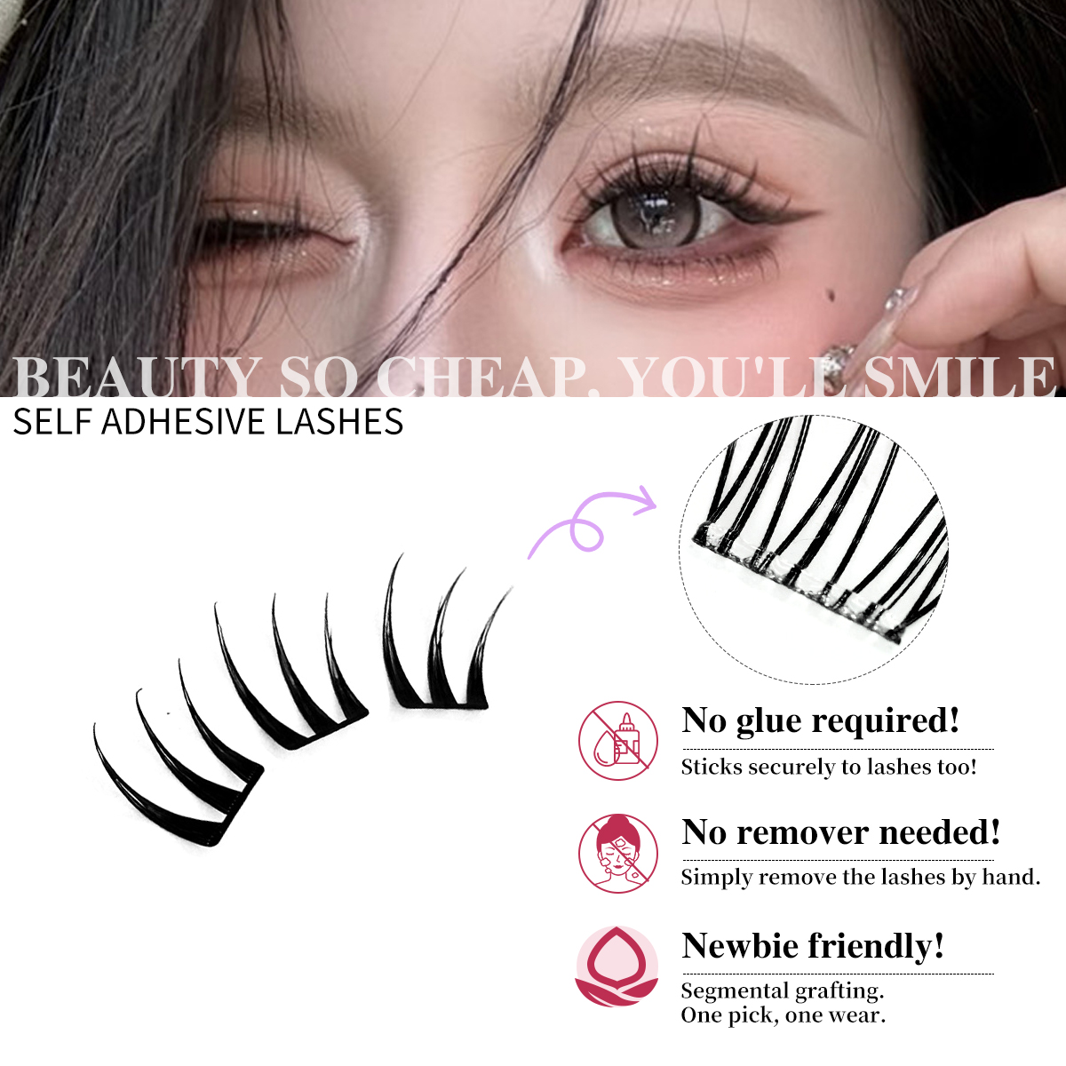 Segmented Lashes Cluster Ultra - Eyelash Extension Menu recension och pris