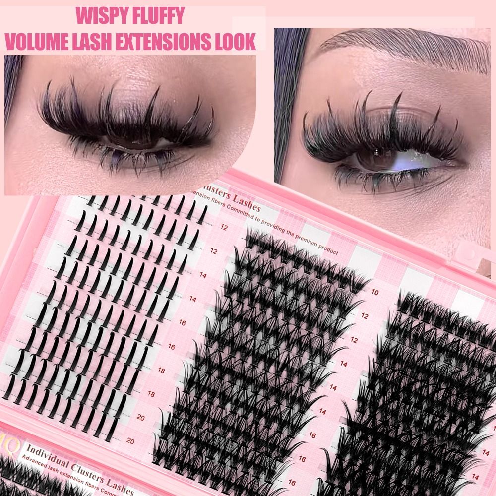 9-16mm Length False Eyelashes  - Eyelash Extension Volume Lashes recension och pris