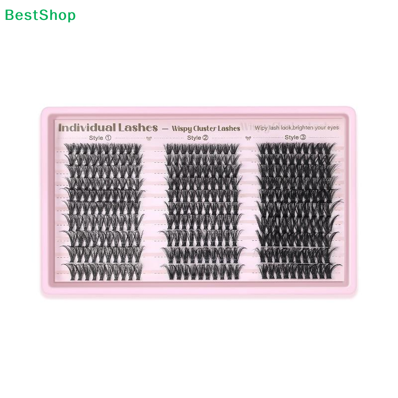 ✂Cluster Lashes Individual Ext - Eyelash Extension Wispy recension och pris