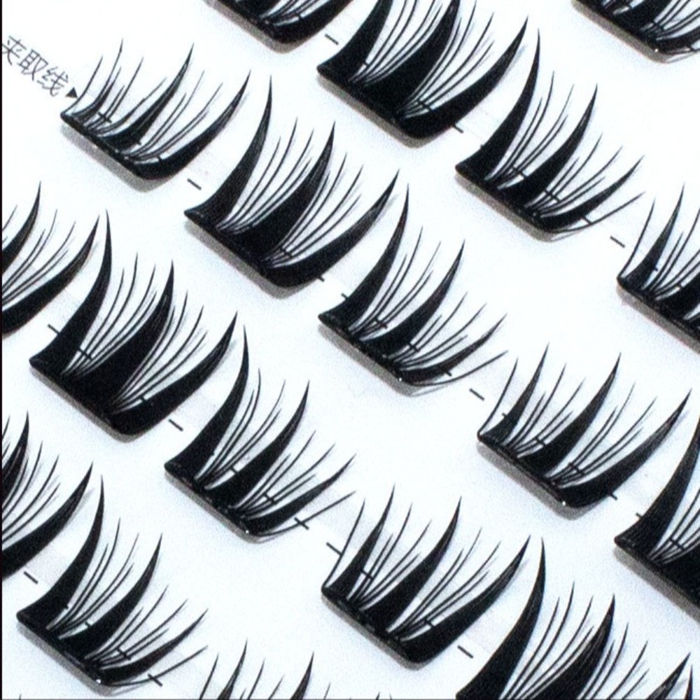 Fashion Fluffy No-Glue False E - Eyelash Extension For Men recension och pris