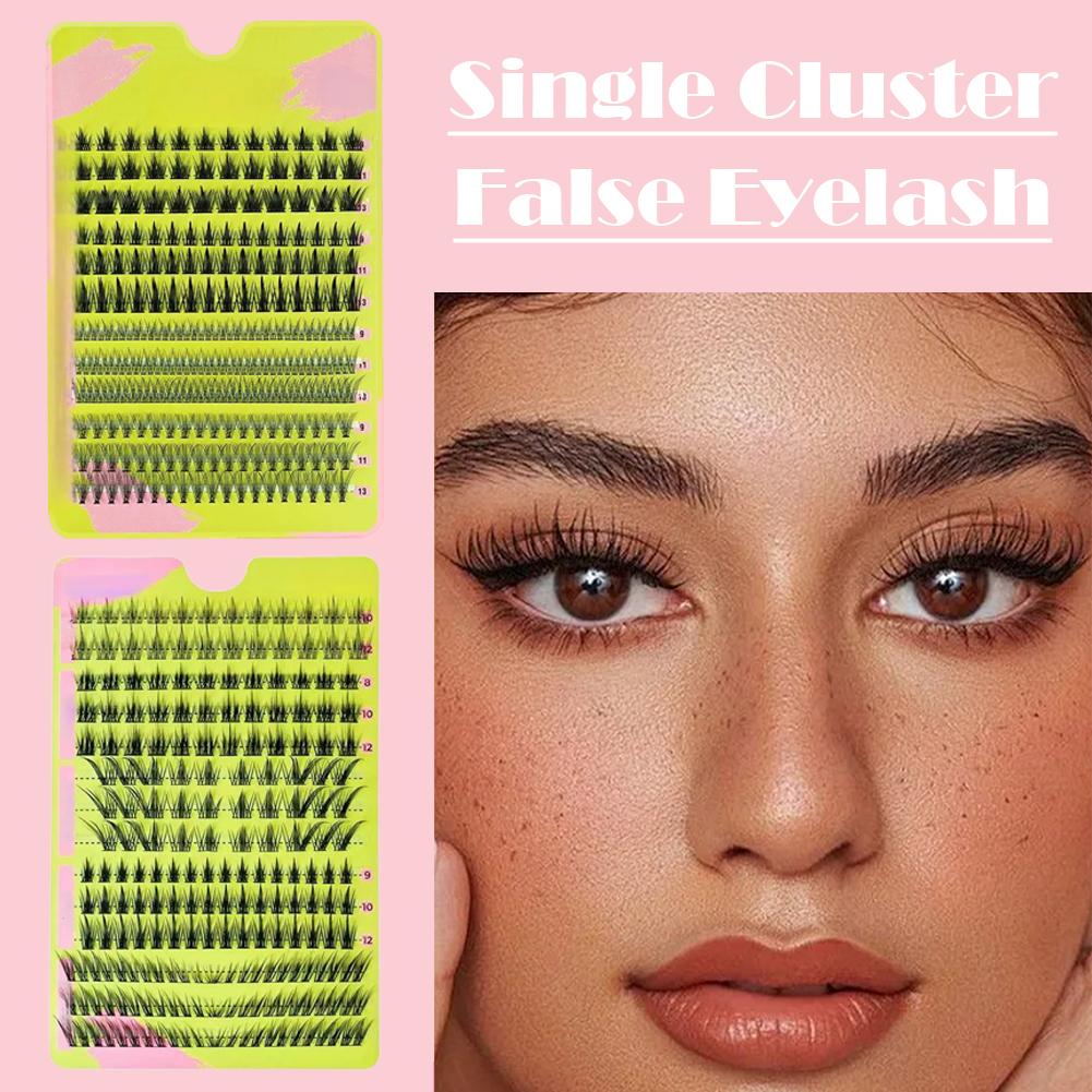 Natural Cluster False Eyelashe - Eyelash Extension Cat Eye Wispy recension och pris